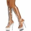 Laidtex PVC Knee High Boots