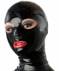 Laidtex Rubber Hooded Fetish Mask