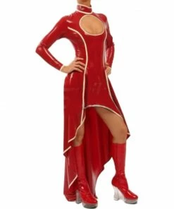 Latexfun Latex Clothing Heavenly High Low Women's Latex Dress