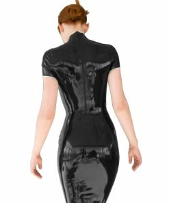 Latexfun Latex Clothing Gripping Latex Bodycon Dress