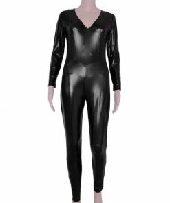 Laidtex Fun Black PVC Catsuit