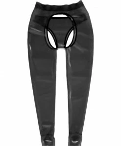 Laidtex Cute Crotchless Latex Trousers Latex Clothing