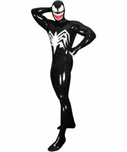 Laidtex Sleek Latex Venom Spiderman Suit Latex Clothing