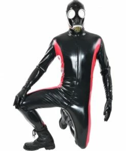 Laidtex Latex Clothing Rubber Slave Gimp Suit