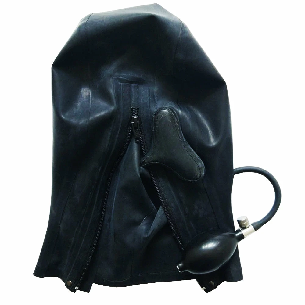 Latexfun Inflatable Gag Latex S&M Mask 5 Latexfun Inflatable Gag Latex S&M Mask