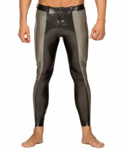 Laidtex Latex Clothing Men's Striped Latex Pants 9 Laidtex Latex Clothing Men's Striped Latex Pants