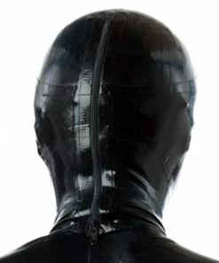 Laidtex Rubber Hooded Fetish Mask 7 Laidtex Rubber Hooded Fetish Mask