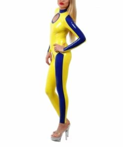 Latexfun Latex Clothing Bold Bi-Colour Latex Suit