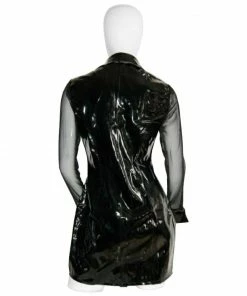 Laidtex Sexy Vinyl Long Sleeve Jacket