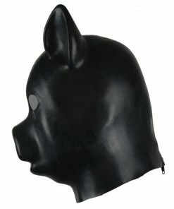 Laidtex Pig Head Latex Hood Latex Clothing