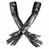 Laidtex Black PVC Bondage Gloves