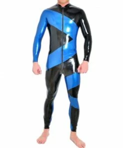 Latexfun Latex Clothing Flashy Full Body Rubber Suit