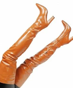 Laidtex Knee High Side Zippered Latex Shoes 17 Laidtex Knee High Side Zippered Latex Shoes