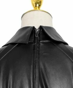 Laidtex Beautiful Black Vinyl Jacket Latex Clothing