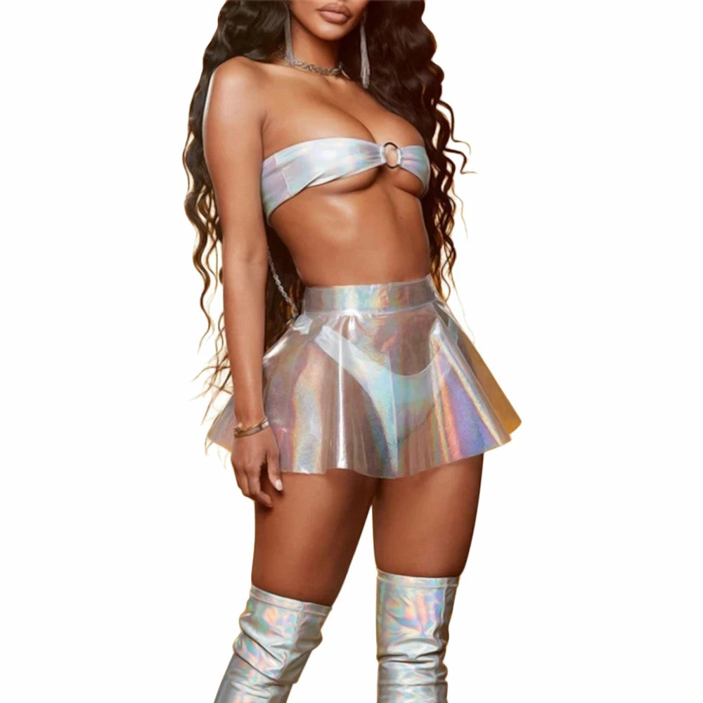 Laidtex Cool Clear Vinyl Skirt Latex Clothing 5 Laidtex Cool Clear Vinyl Skirt Latex Clothing