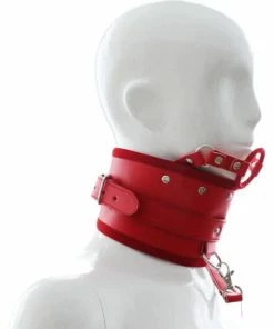 Laidtex Collars And Cuffs O Ring Gag Posture Collar
