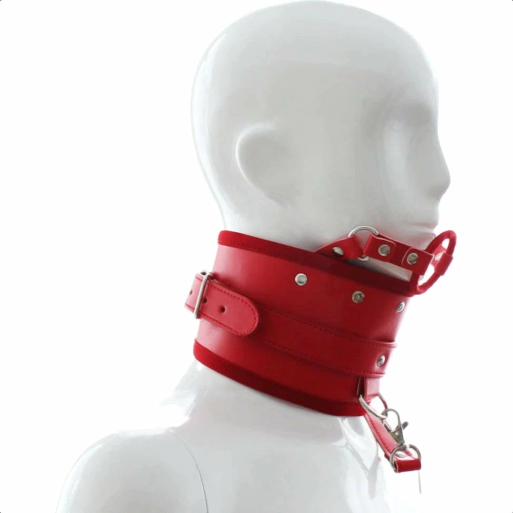 Laidtex Collars And Cuffs O Ring Gag Posture Collar 4 Laidtex Collars And Cuffs O Ring Gag Posture Collar