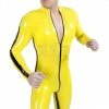 Latexfun Striped One Piece Catsuit