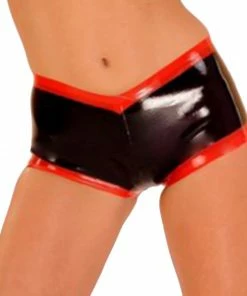 Latexfun Women's Boy Brief Latex Underwear Latex Clothing