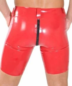 Latexfun Fun Men's Rubber Shorts Latex Clothing