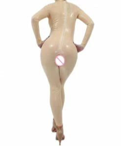 Latexfun Luxurious White Latex Bodysuit Latex Clothing