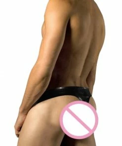 Laidtex Men's Rubber Underwear Thong Latex Clothing