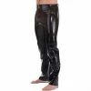 Latexfun Men's Glossy Rubber Pants Latex Clothing
