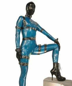 Laidtex Men's Catsuit Latex Bodysuit Latex Clothing