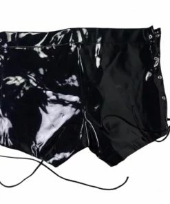 Latexfun Cool Zipper Crotch PVC Underwear Latex Clothing 8 Latexfun Cool Zipper Crotch PVC Underwear Latex Clothing