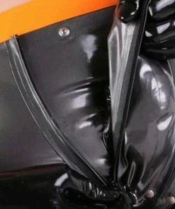 Latexfun Latex Clothing Shiny Codpiece Latex Shorts