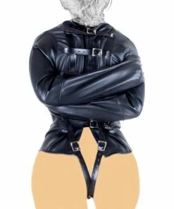 Laidtex Faux Leather Bondage Jacket