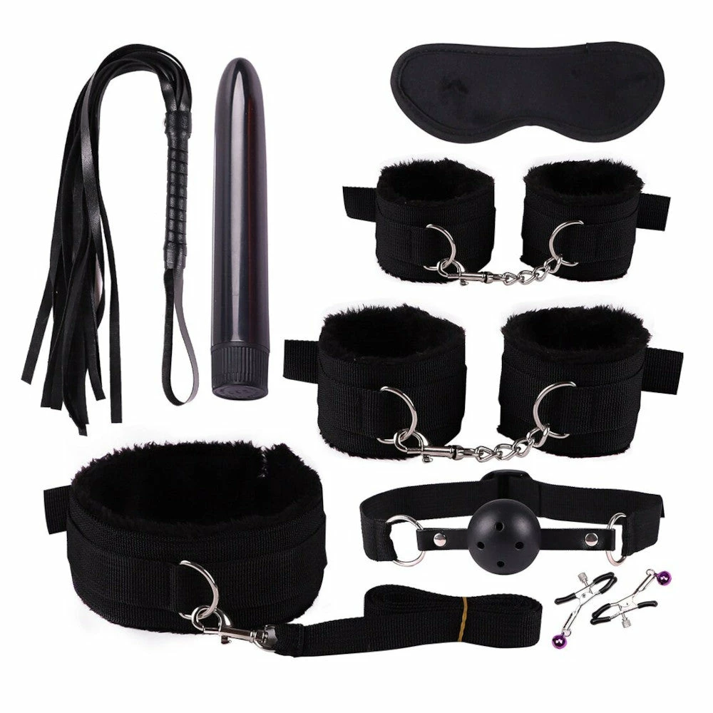 Laidtex Collars And Cuffs Set Of Bondage Handcuffs 8 Laidtex Collars And Cuffs Set Of Bondage Handcuffs