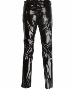 Laidtex Latex Clothing Zippered Men's PVC Pants