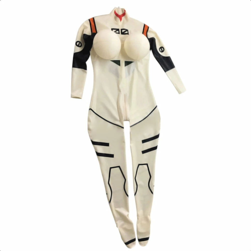 Latexfun White Inflatable Rubber Suit 4 Latexfun White Inflatable Rubber Suit
