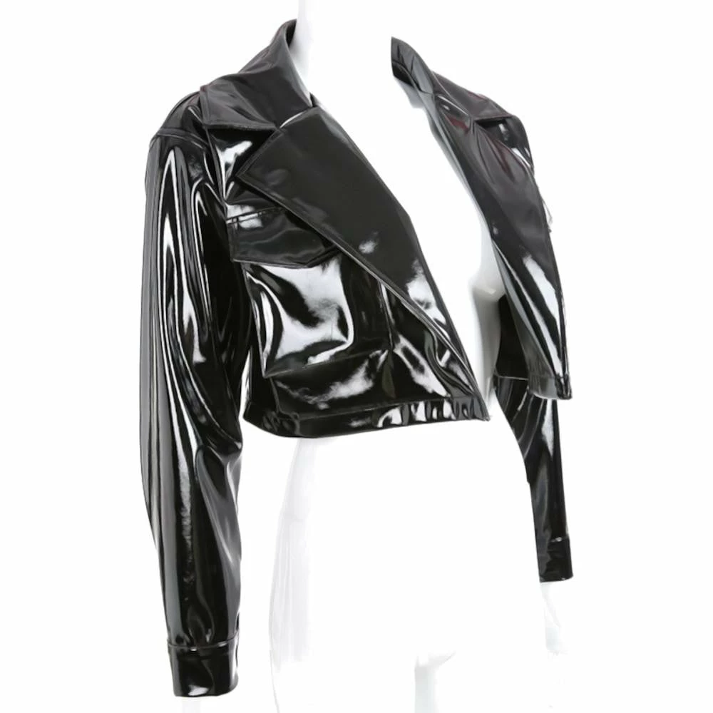 Laidtex Boss Bitch Black Vinyl Coat Latex Clothing 3 Laidtex Boss Bitch Black Vinyl Coat Latex Clothing