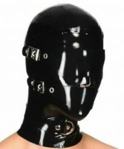 Laidtex Latex Clothing Latex Fetish Collar And Hood