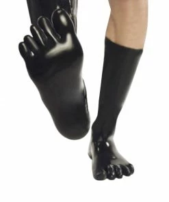 Latexfun Shiny Rubber Socks Latex Clothing