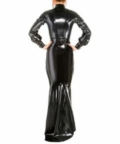 Latexfun Fantastic Flared Latex Hobble Dress