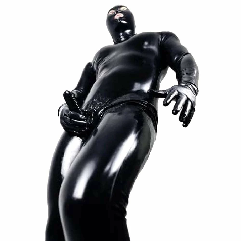 Latexfun Latex Clothing Glossy PVC Gimp Suit 4 Latexfun Latex Clothing Glossy PVC Gimp Suit
