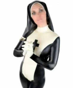 Latexfun Latex Clothing Naughty Nun Full Body Costume 11 Latexfun Latex Clothing Naughty Nun Full Body Costume
