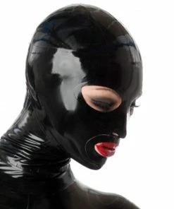Laidtex Rubber Hooded Fetish Mask