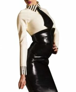 Laidtex Latex Clothing School Mistress Outfit