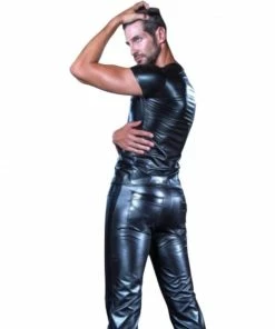Laidtex Latex Clothing Sleek Men's PVC Trousers