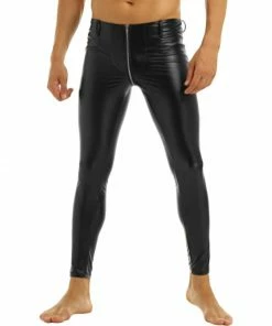 Laidtex Zippered Crotch Men's Vinyl Pants