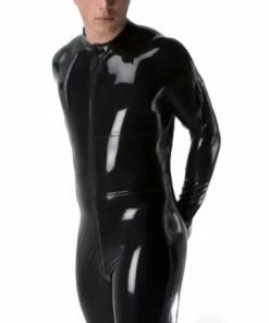 Latexfun Fiery Zippered Latex Catsuit Latex Clothing 9 Latexfun Fiery Zippered Latex Catsuit Latex Clothing