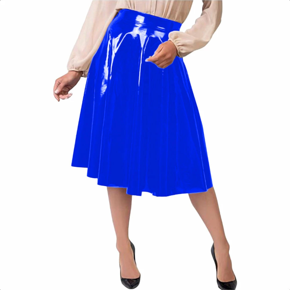 Laidtex Vintage Vinyl Midi Skirt 14 Laidtex Vintage Vinyl Midi Skirt