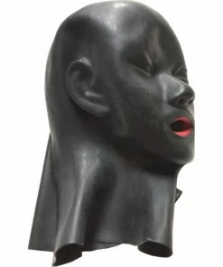 Laidtex Rubber Breathplay Hood With Tubes Latex Clothing 10 Laidtex Rubber Breathplay Hood With Tubes Latex Clothing