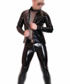 Laidtex Latex Clothing His Own Man PVC Jacket