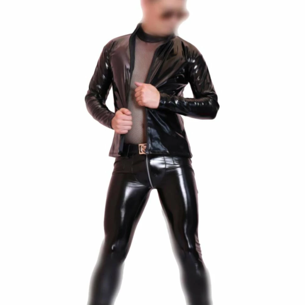 Laidtex Latex Clothing His Own Man PVC Jacket 3 Laidtex Latex Clothing His Own Man PVC Jacket