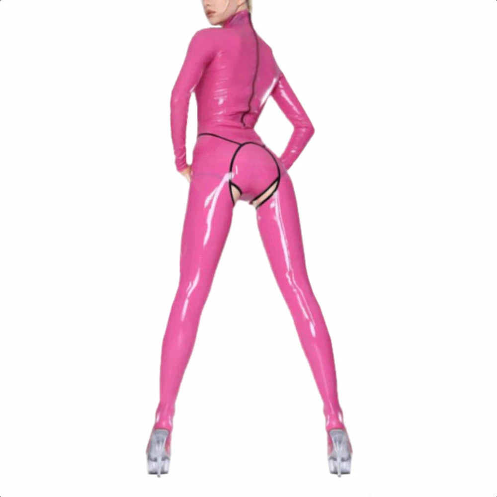 Latexfun Latex Clothing Playful Crotchless Latex Catsuit 6 Latexfun Latex Clothing Playful Crotchless Latex Catsuit